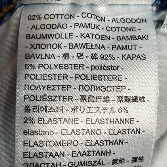 Levi’s 721 High Rise Skinny Denim Medium Wash Jeans Raw Hem 29 - Picture 13 of 15